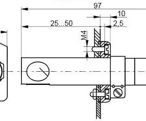 QRA2 Датчик пламени Нормальная чувствительность без фланца и зажима