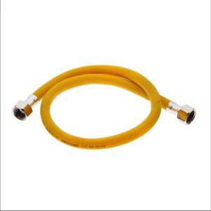 Гибкая  подводка  для  газа  ПВХ  армированная  ( газовый шланг  ПВХ )  гайка - штуцер